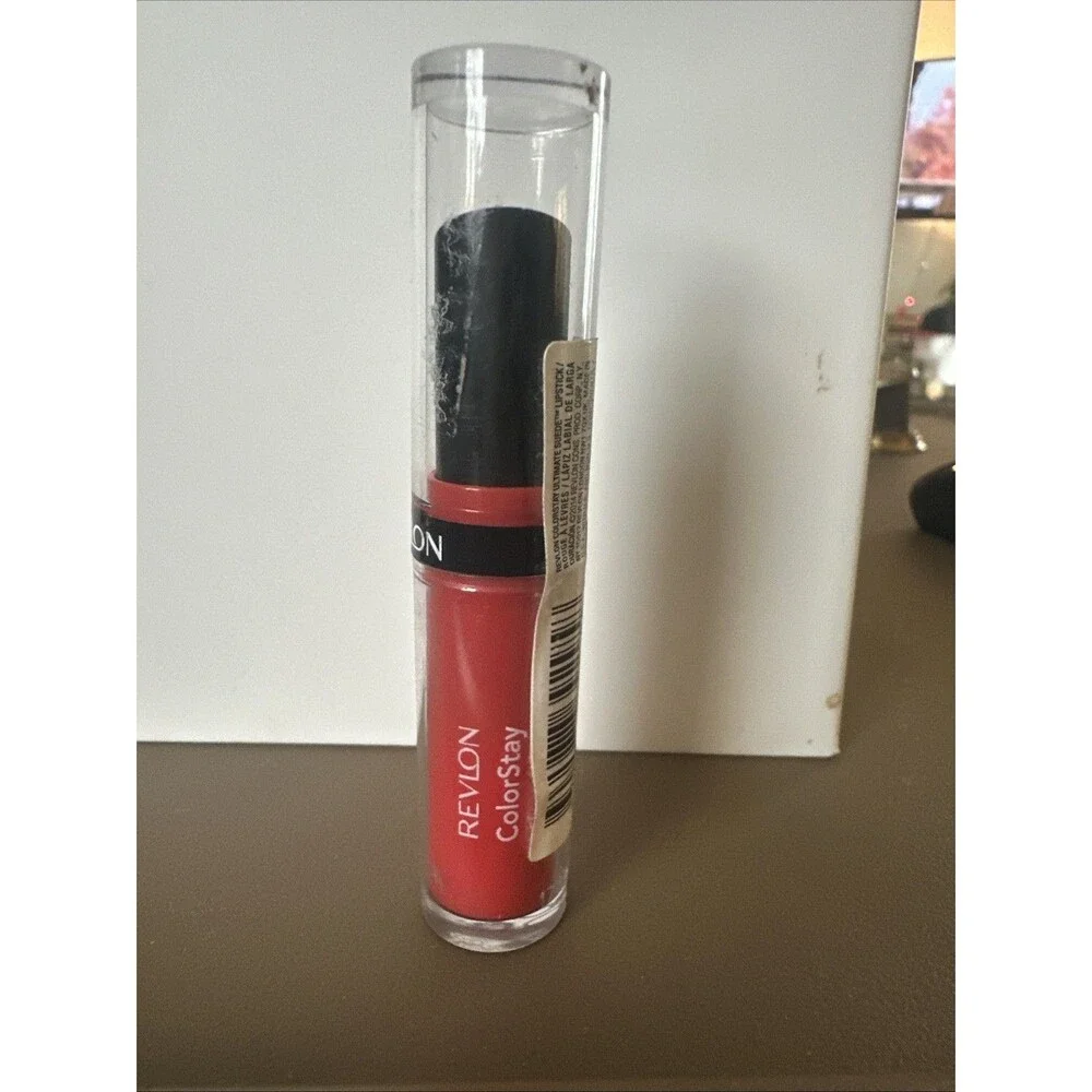 Revlon Colorstay Ultimate Suede Lipstick 095 Finale Red Opaque Discontinued Rare